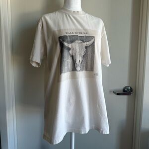 ANINE BING T-shirt - Medium, off white